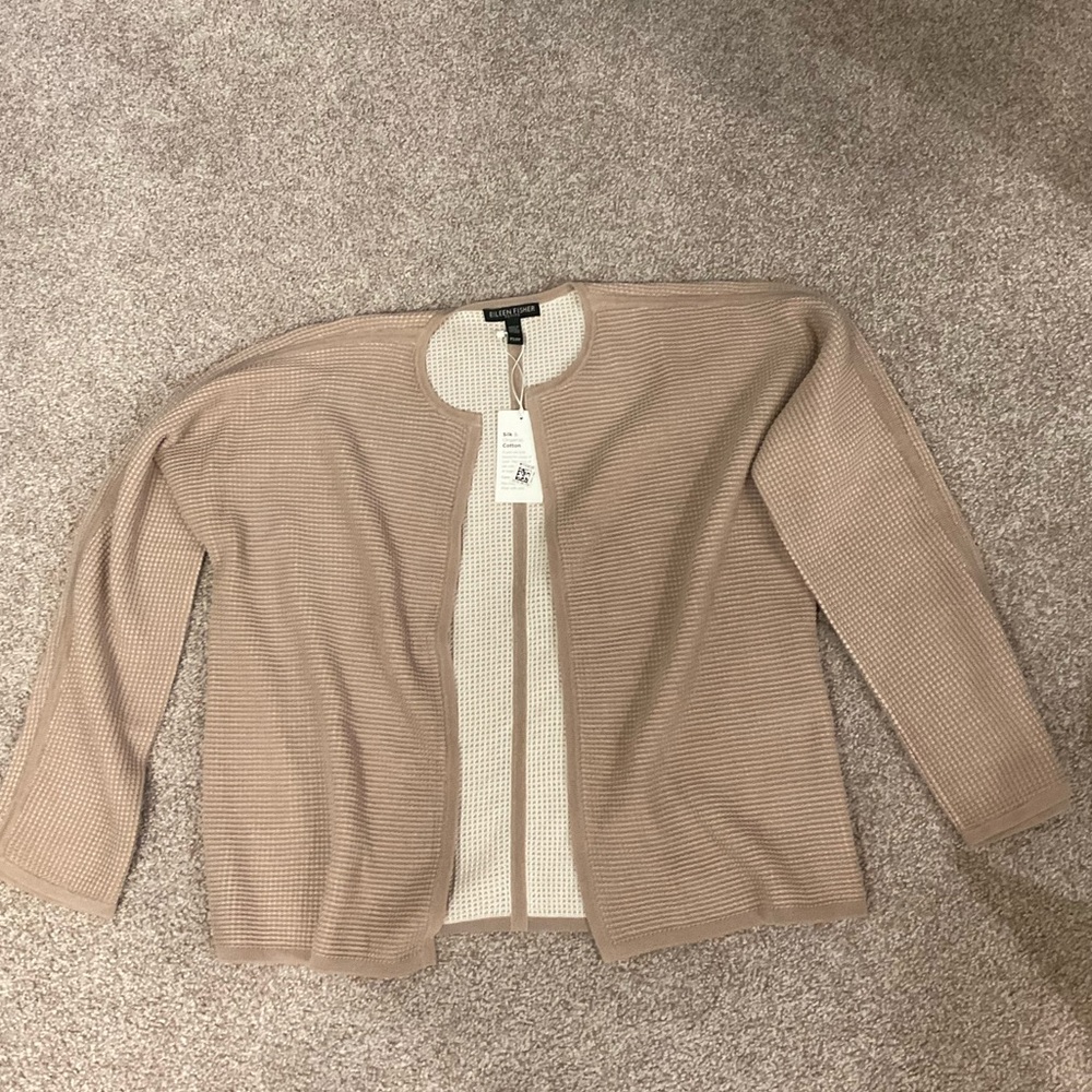 Eileen Fisher Petite Sweater RNDNK Cardigan